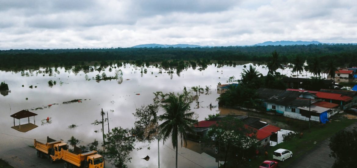 view of a flooded area